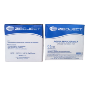 Aguja Hipodérmica 23gx1 1/2 x100 unidades