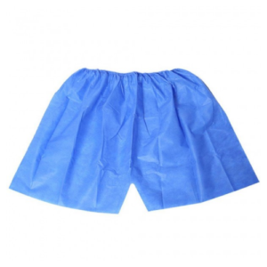 Pantaloneta Tela azul – Paquete x 20