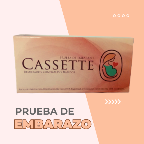 Prueba de embarazo tipo cassette