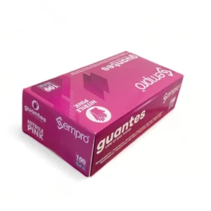 Guantes de Nitrilo Rosados – SEMPRO